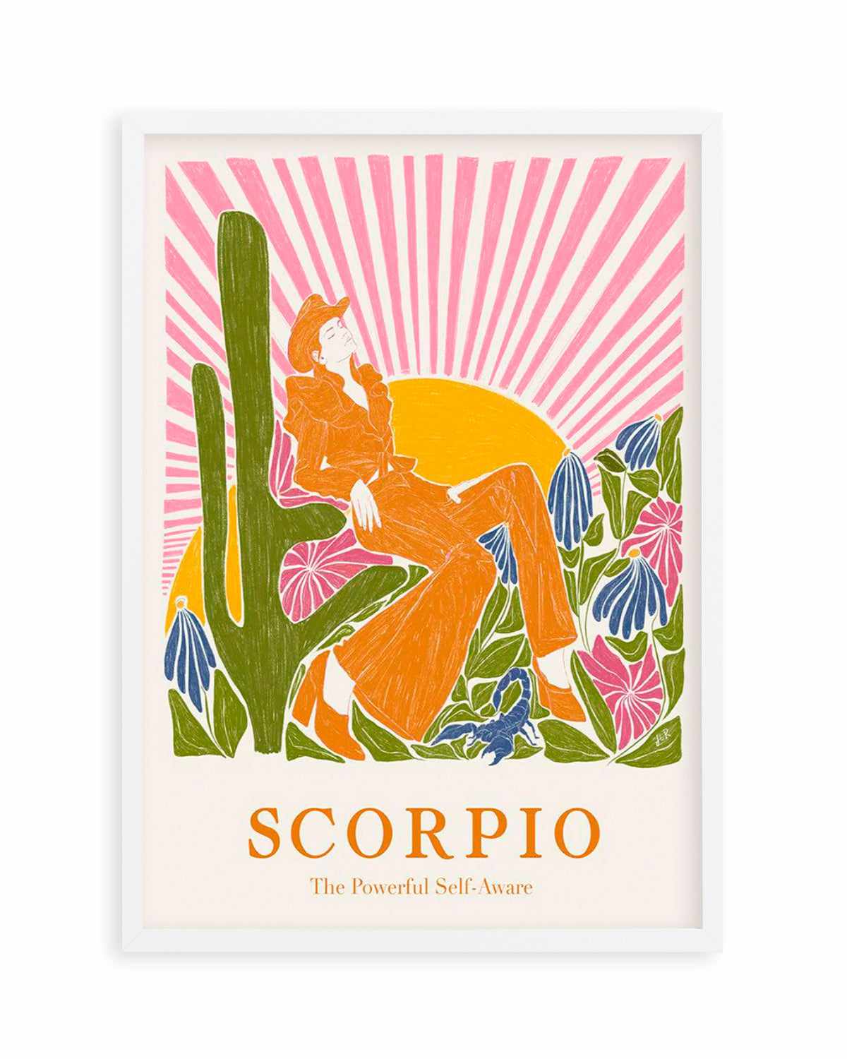 Scorpio By Jenny Liz Rome Art Print