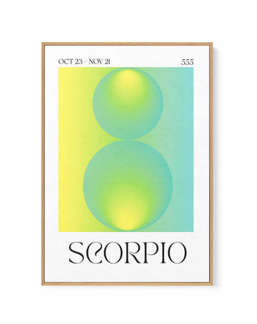 Scorpio by Valeria Castillo | Framed Canvas Art Print from Olive et Oriel where you can shop wallpaper and artworks online