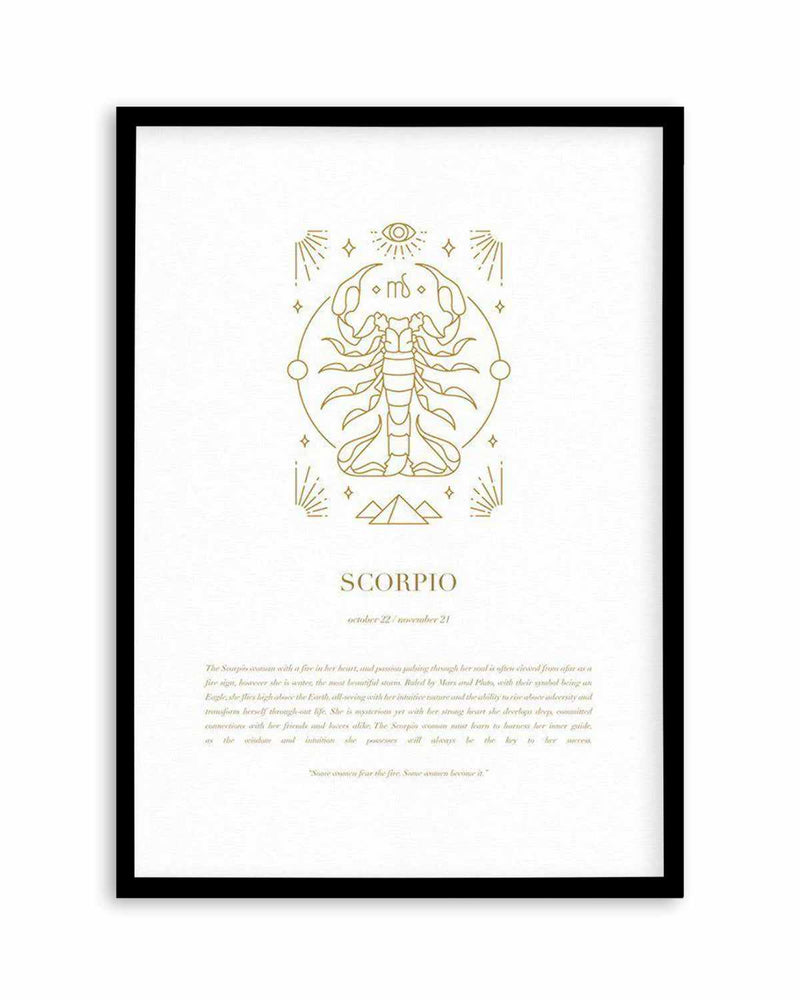 Scorpio | Celestial Zodiac Art Print