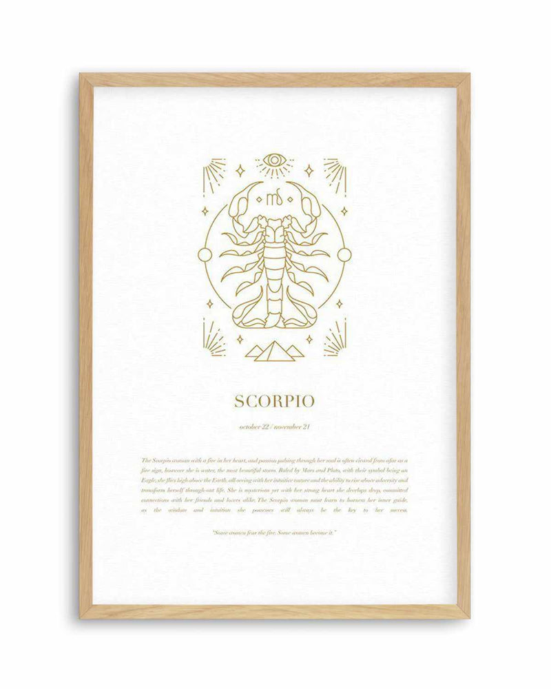 Scorpio | Celestial Zodiac Art Print