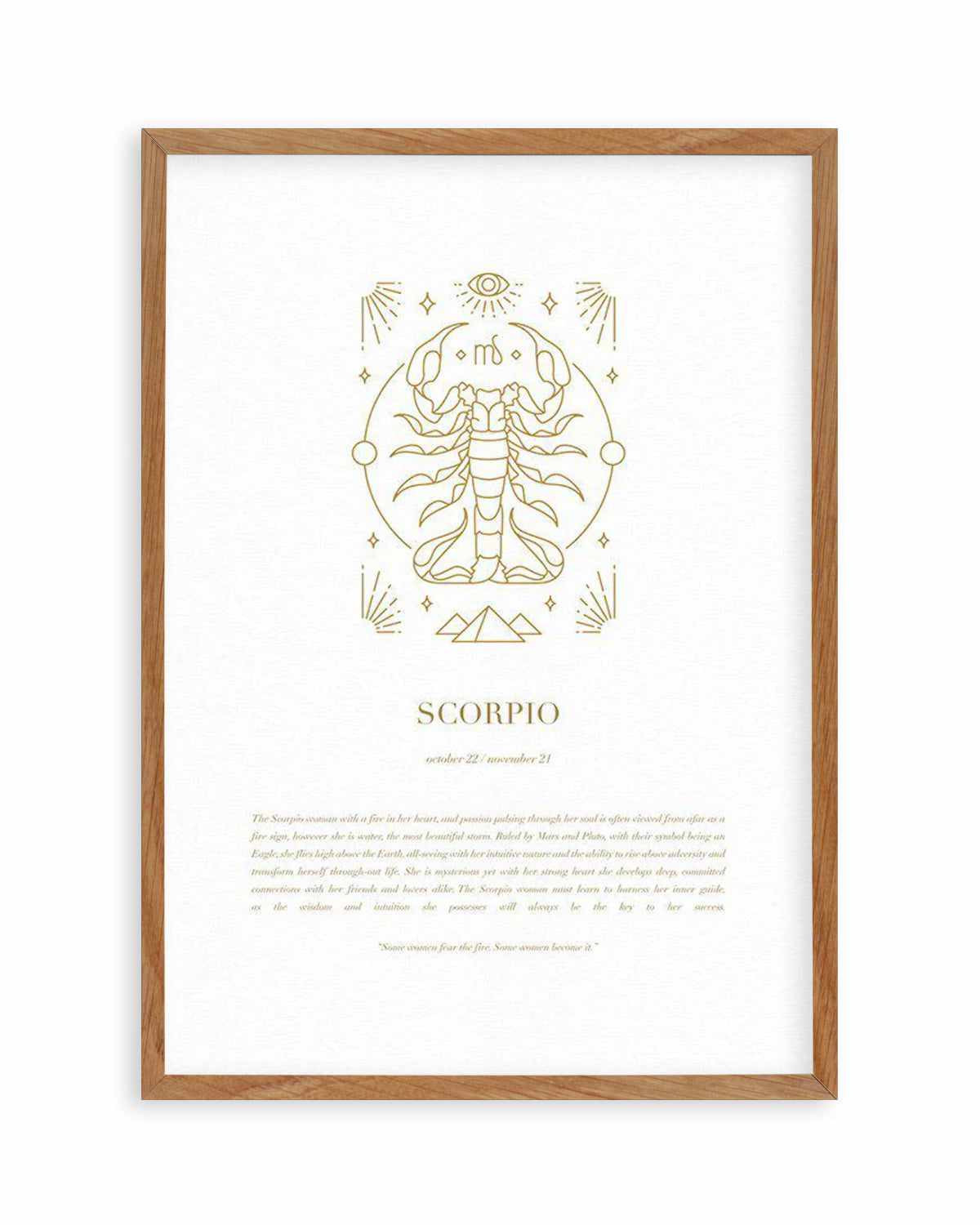 Scorpio | Celestial Zodiac Art Print