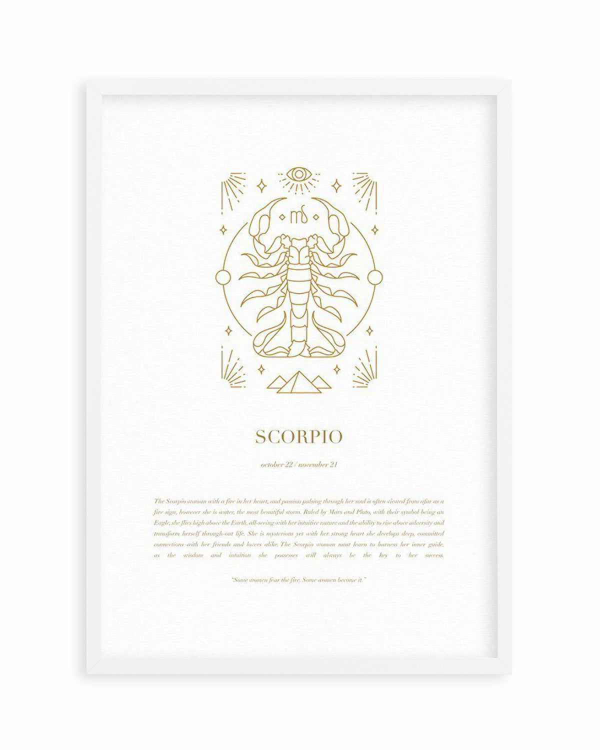 Scorpio | Celestial Zodiac Art Print