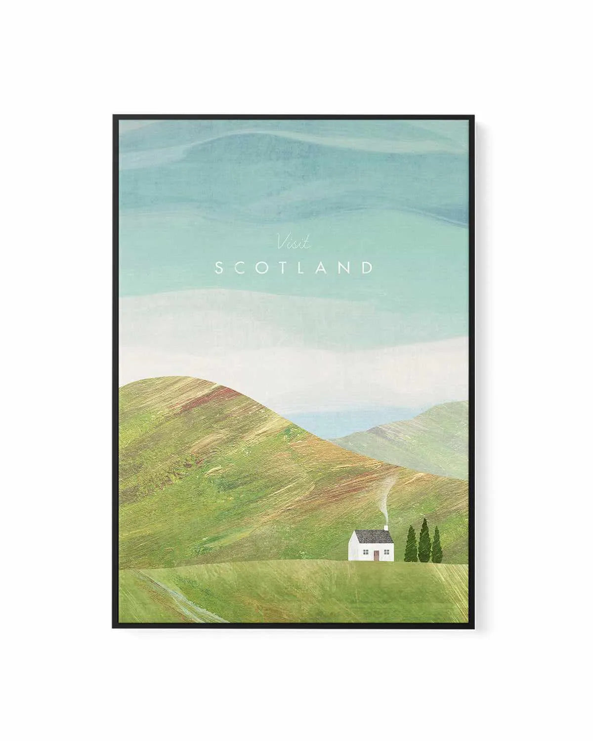 Scotland by Henry Rivers | Framed Canvas Art Print from Olive et Oriel where you can shop wallpaper and artworks online