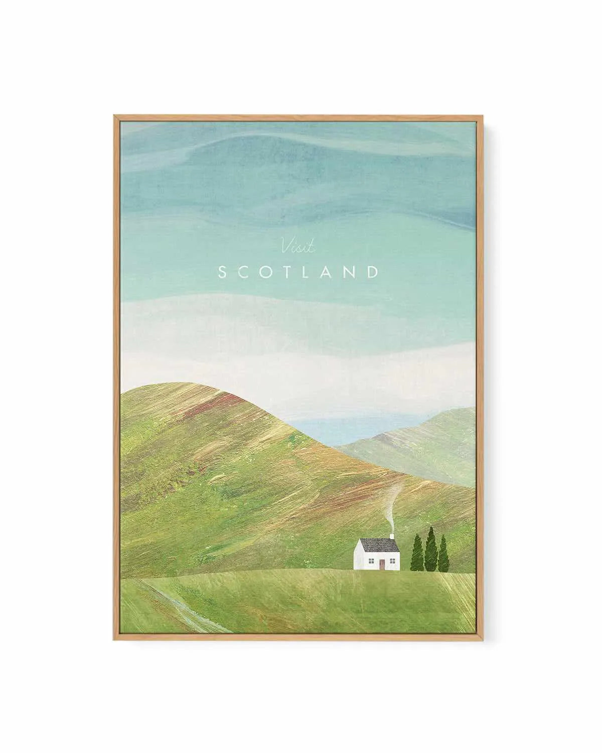 Scotland by Henry Rivers | Framed Canvas Art Print from Olive et Oriel where you can shop wallpaper and artworks online