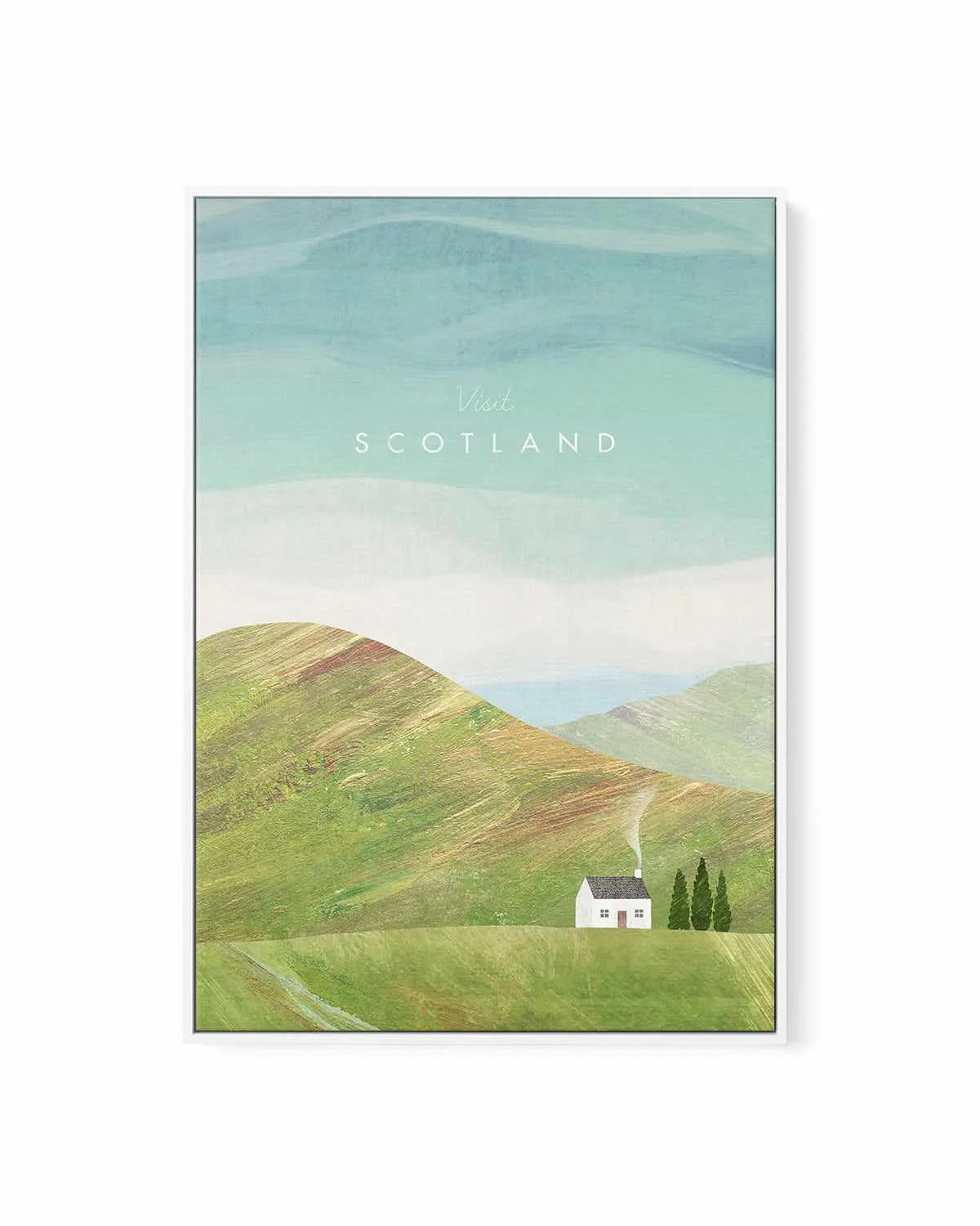 Scotland by Henry Rivers | Framed Canvas Art Print from Olive et Oriel where you can shop wallpaper and artworks online