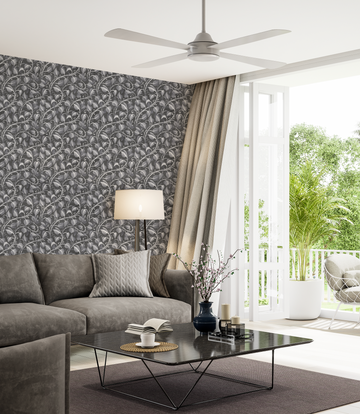 Up the Vine Black & White Wallpaper from Olive et Oriel where you can shop wallpaper and artworks online