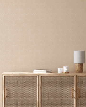 Down Town Beige Wallpaper from Olive et Oriel where you can shop wallpaper and artworks online