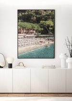 Little Bay III, Italian Riviera | Framed Canvas Art Print