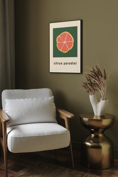 Citrus Paradisi II by Anna Morner | Framed Canvas Art Print
