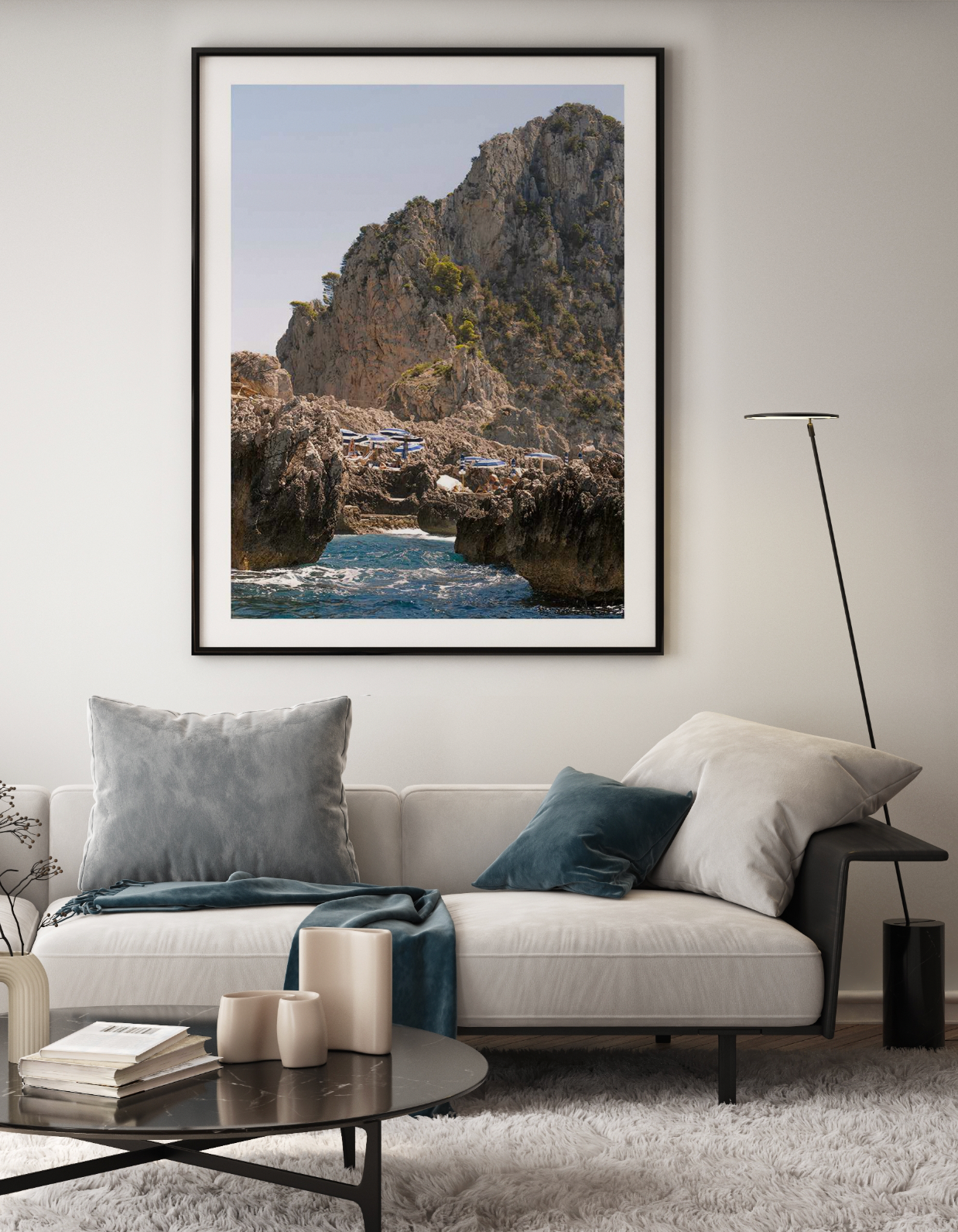 Departing Fontelina Capri Art Print