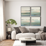 The Calm II Right SQ | Framed Canvas Art Print