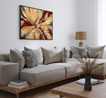 Latent | Framed Canvas Art Print