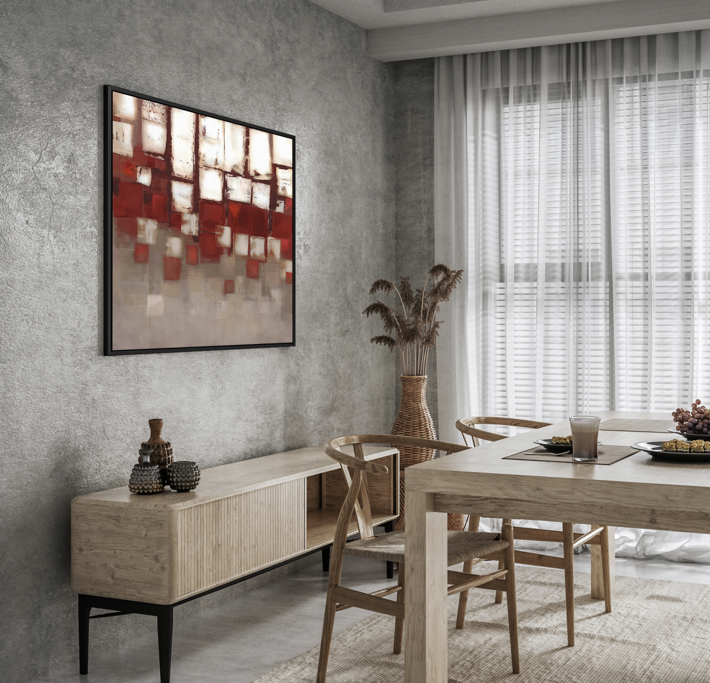 Reign I | Framed Canvas Art Print from Olive et Oriel where you can shop wallpaper and artworks online