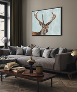 Reindeer | Framed Canvas Art Print