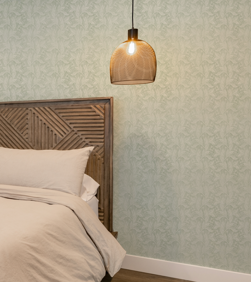 County Foliage in Sage Green Wallpaper from Olive et Oriel where you can shop wallpaper and artworks online
