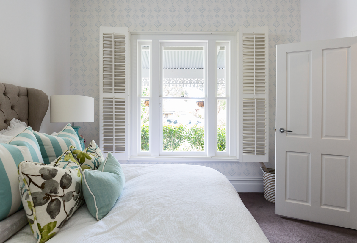 Droplets Luxe in Light Blue Wallpaper from Olive et Oriel where you can shop wallpaper and artworks online