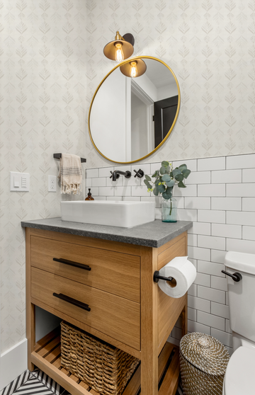 Droplets Luxe in Soft Grey Wallpaper from Olive et Oriel where you can shop wallpaper and artworks online
