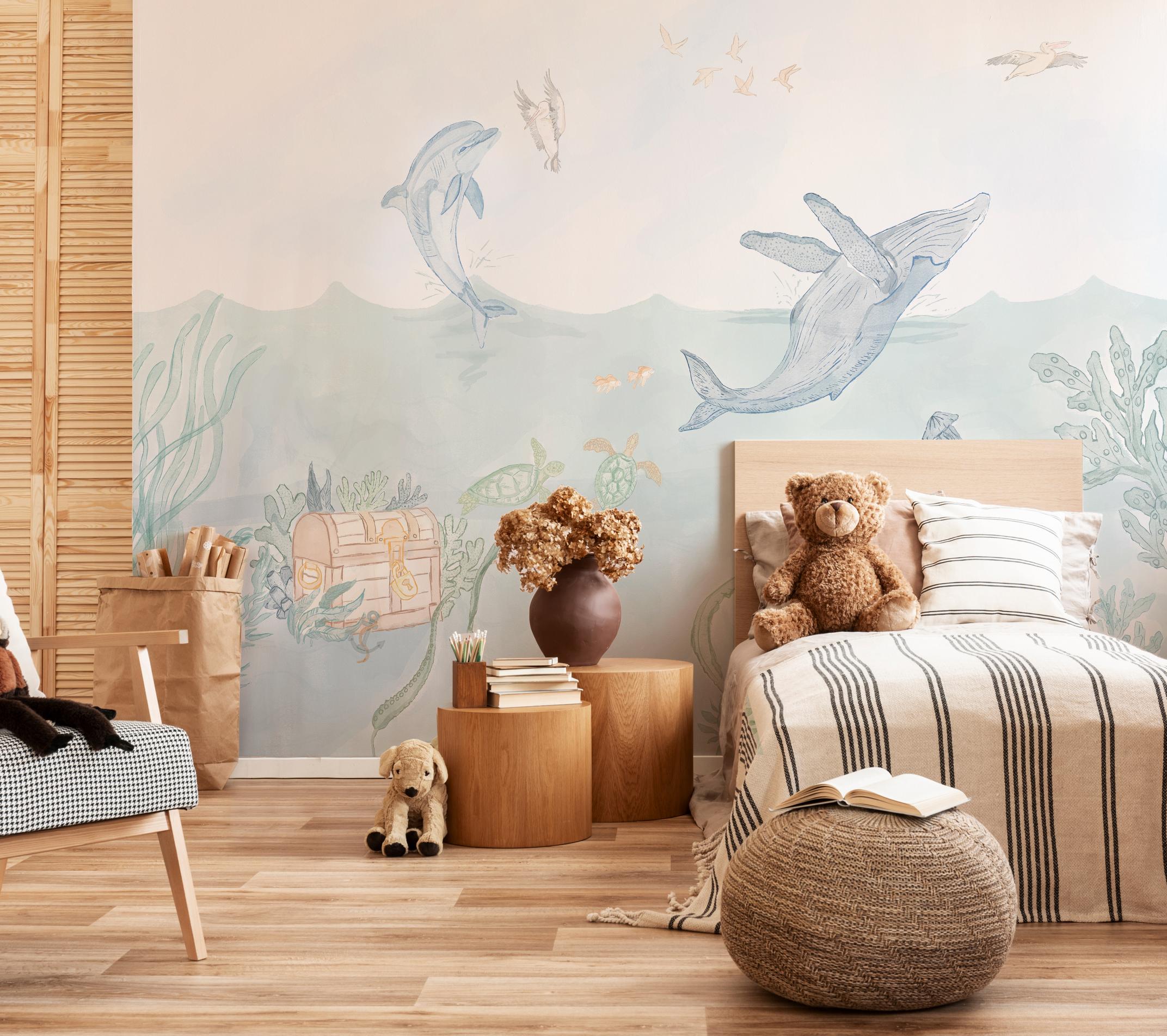 Ocean Friends Wallpaper Mural