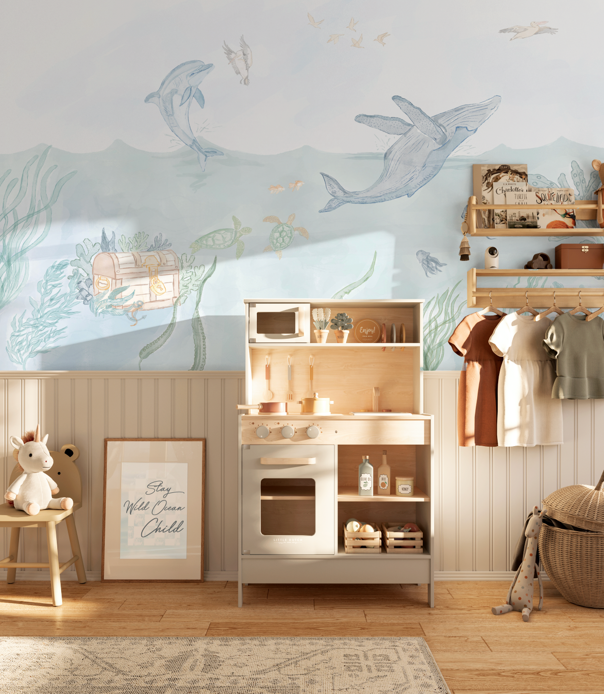 Ocean Friends Wallpaper Mural