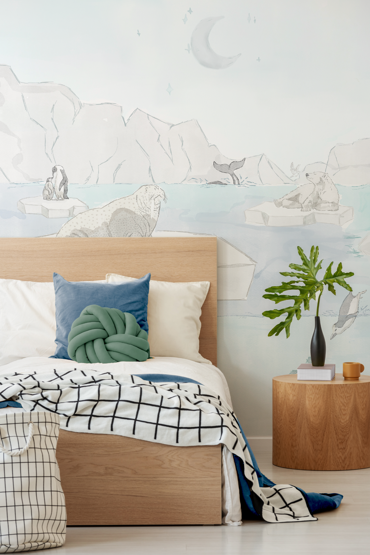 Antarctic Ocean Animals Wallpaper Mural