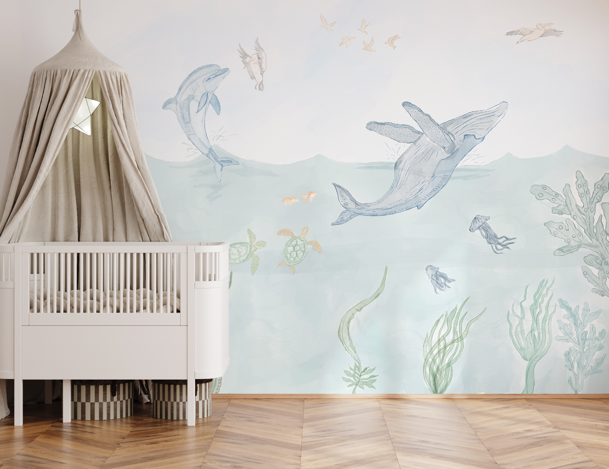 Ocean Friends Wallpaper Mural