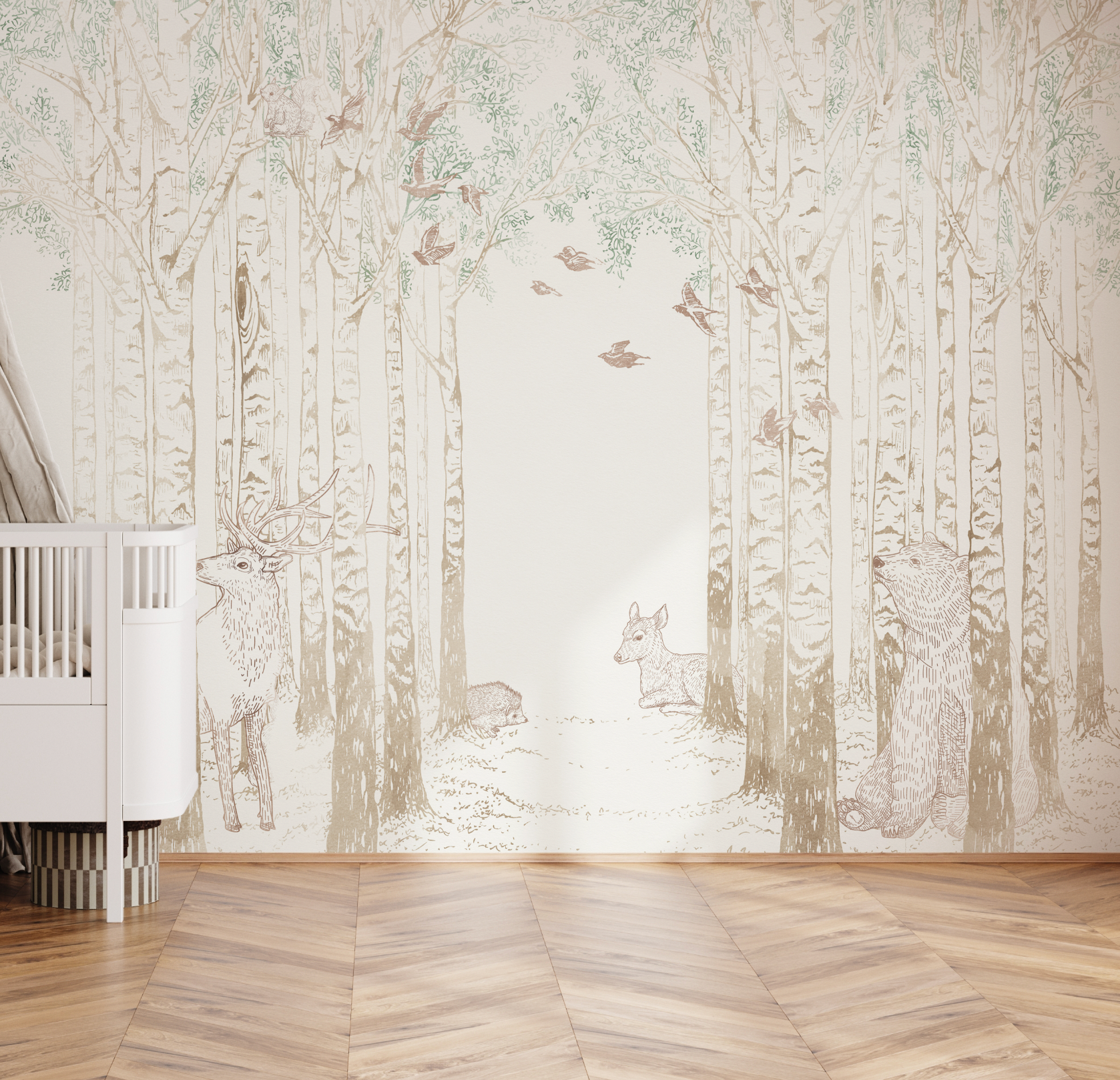 Into The Woods Wallpaper Mural