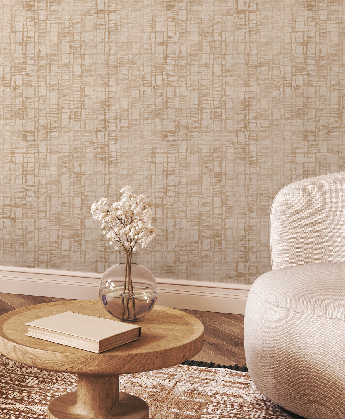 Held Up Wallpaper from Olive et Oriel where you can shop wallpaper and artworks online