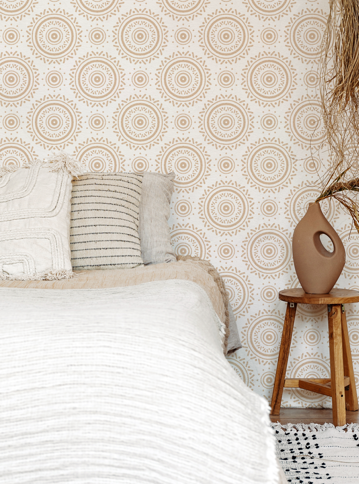 Rising Sun Wallpaper from Olive et Oriel where you can shop wallpaper and artworks online