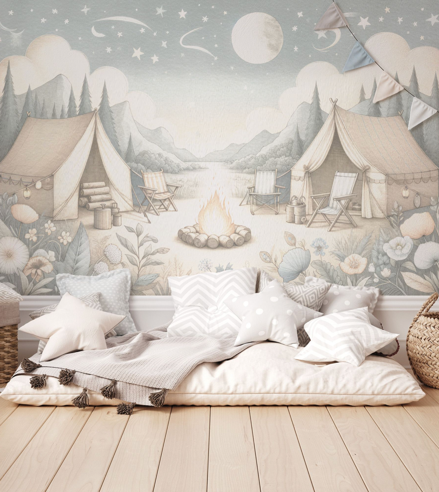 Whimsical Woodland Retreat Wallpaper Mural