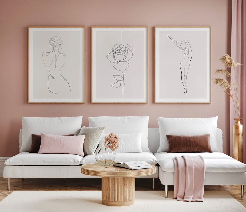 Buy Pink Wall Art Prints and Pink Canvas Art Online