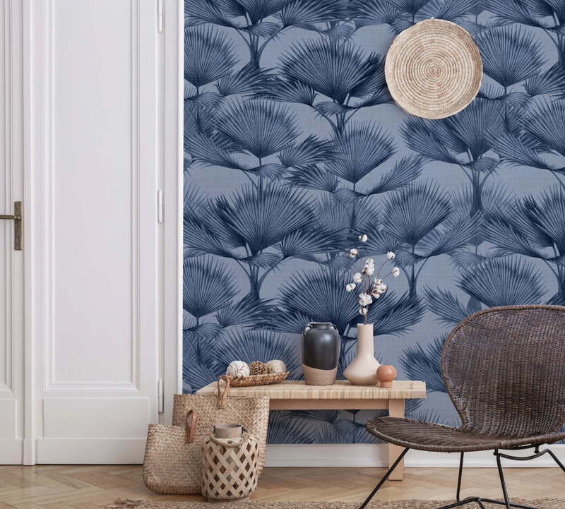 Buy Blue Wallpaper Online with Olive et Oriel. Decorate your home with our collection of designer Australian wallpaper. Fast & free shipping worldwide. Improve your home interior style with Olive et Oriel wallpaper.