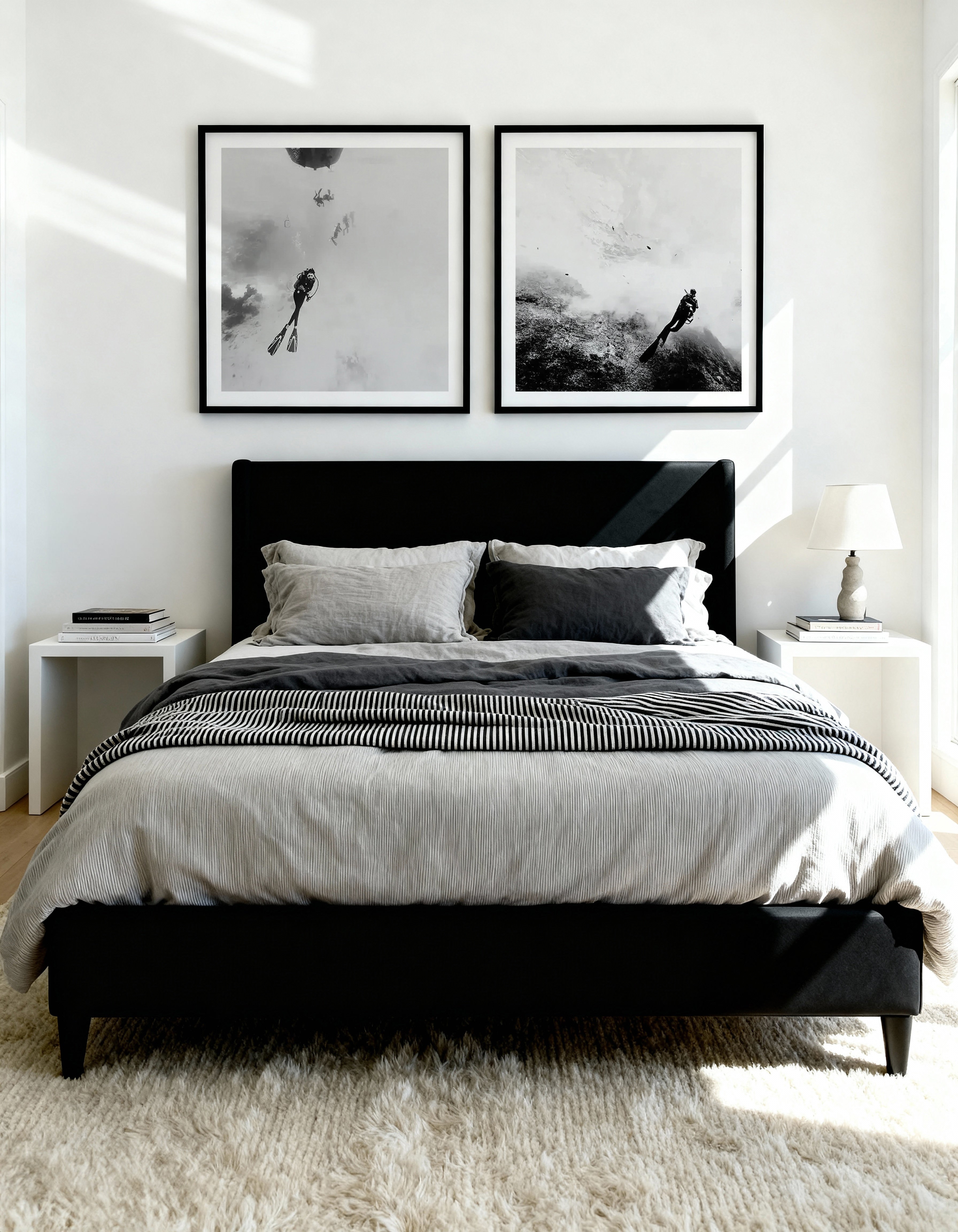 Scuba II & III Art Print Set of 2 | Matching Wall Art