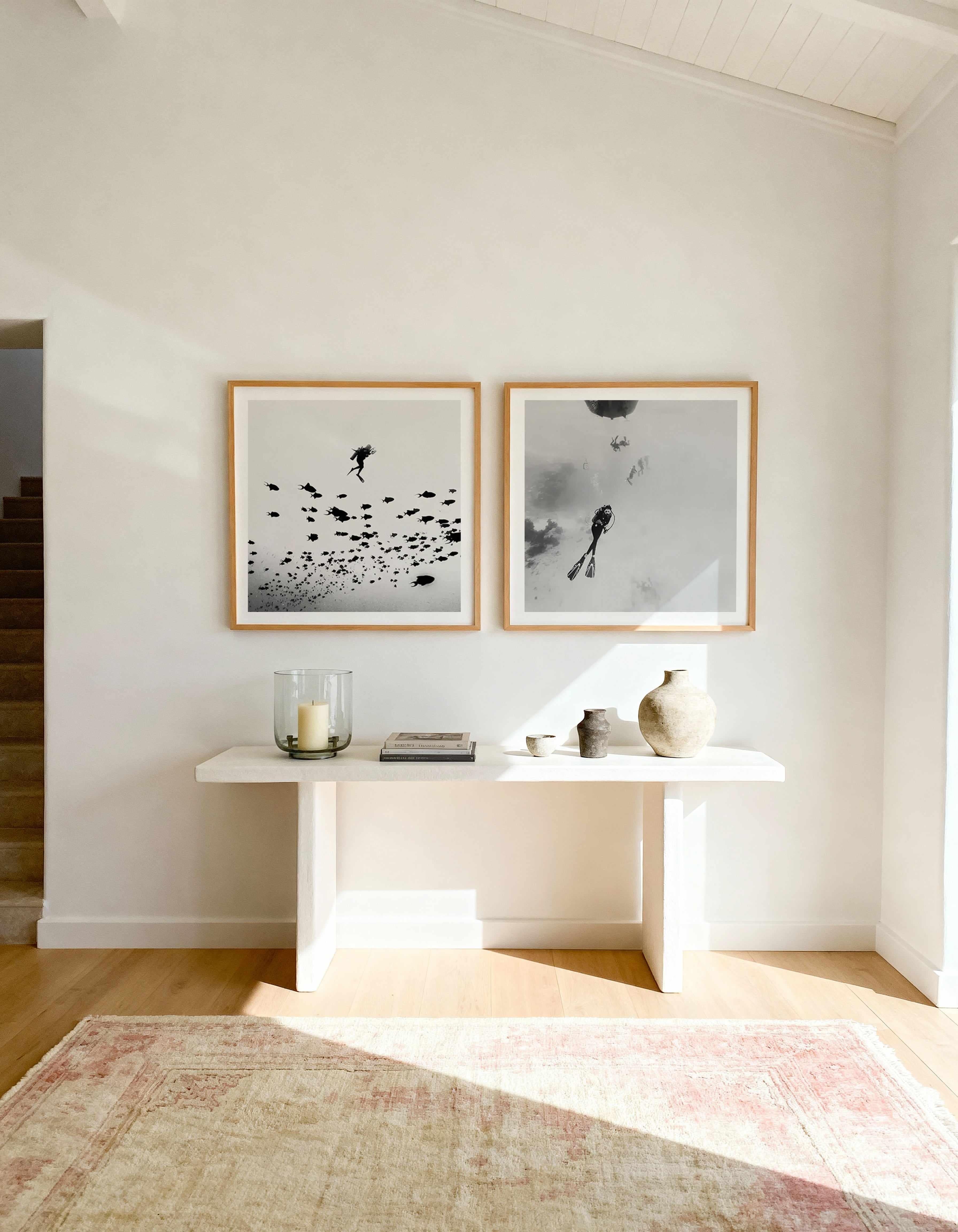 Scuba I & II Art Print Set of 2 | Matching Wall Art from Olive et Oriel where you can shop wallpaper and artworks online