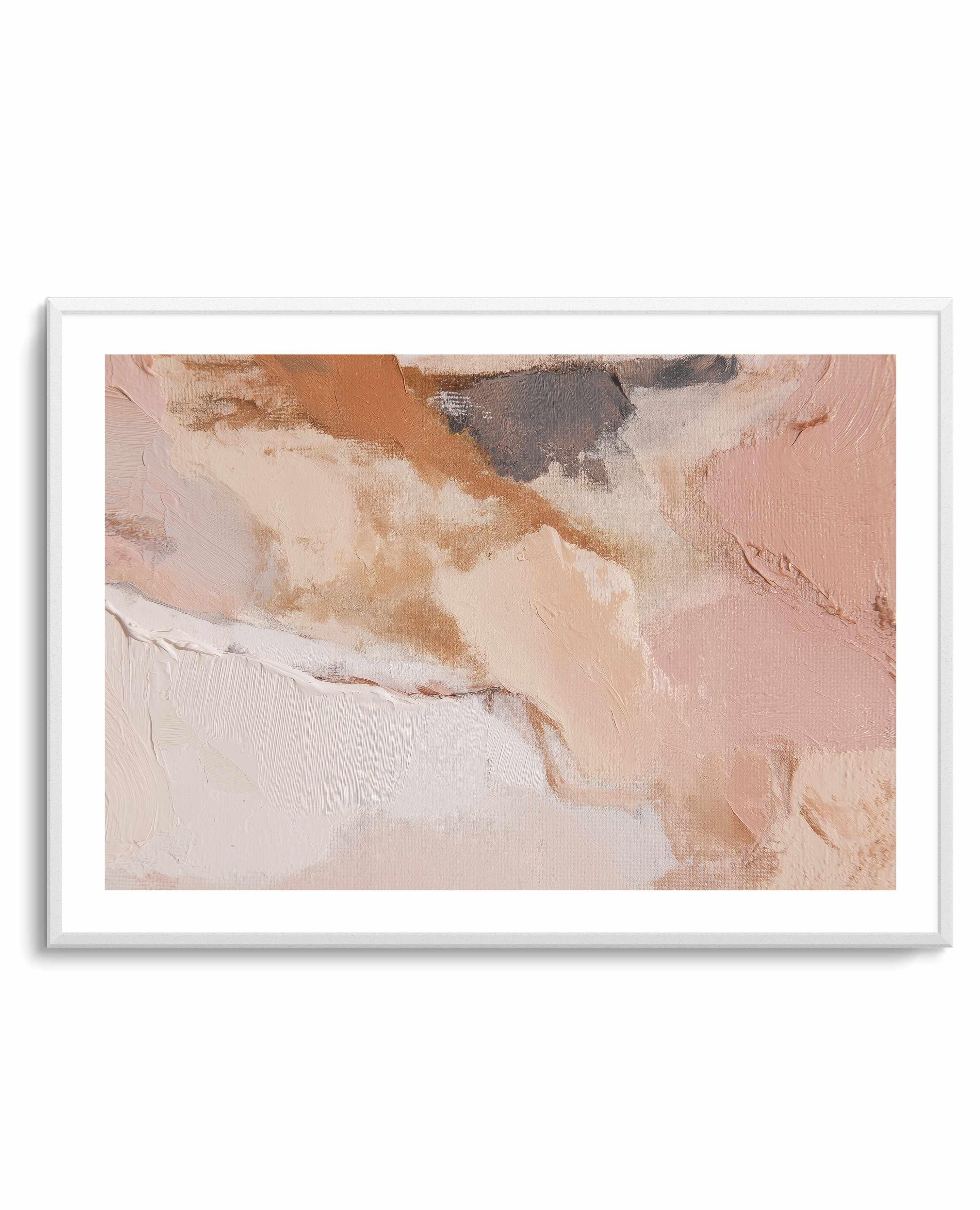 Sculpted Clay I Art Print — art print Australia in room setting