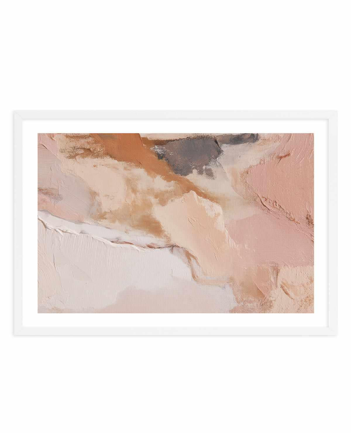 Sculpted Clay I Art Print — art print Australia with border