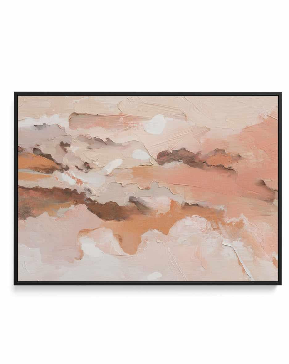 Sculpted Clay II Framed Canvas Art Print — framed canvas wall art Australia black frame