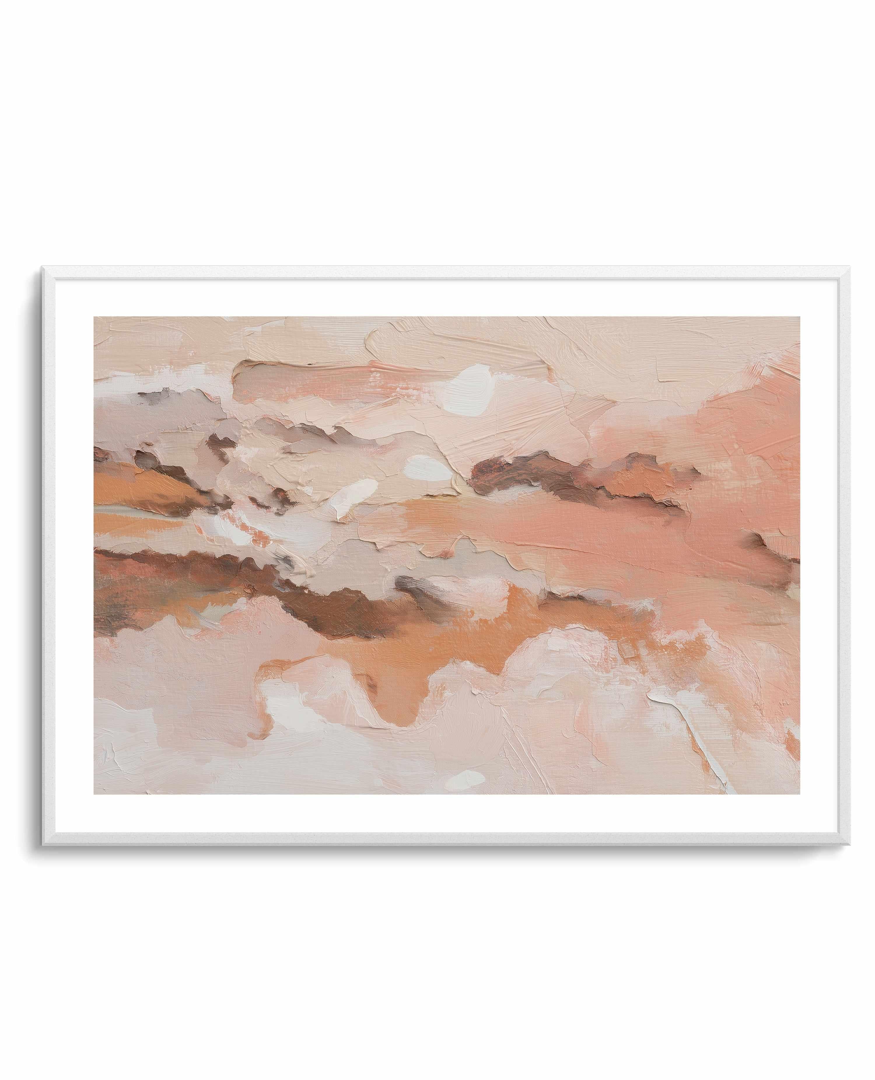 Sculpted Clay II Art Print — art print Australia in room setting