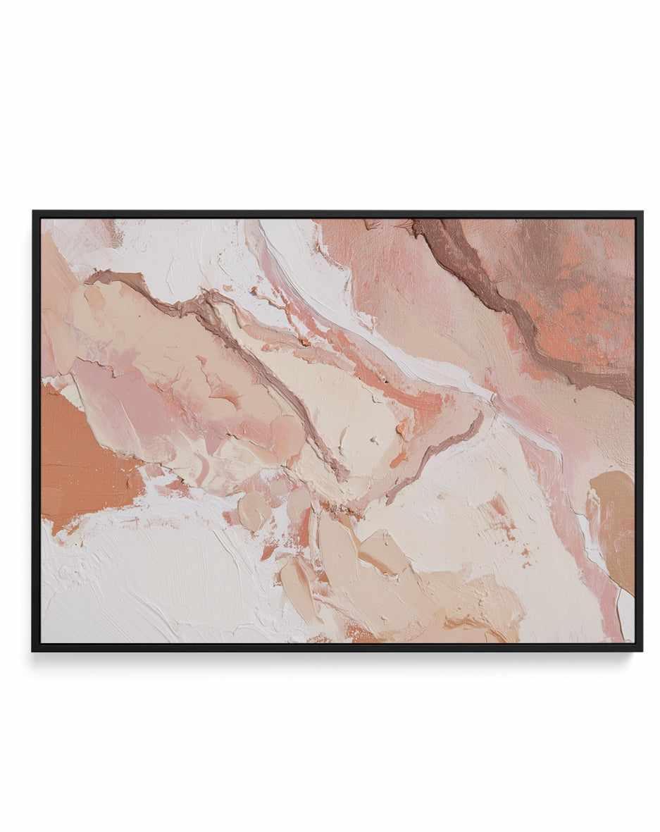 Sculpted Clay III Framed Canvas Art Print — framed canvas wall art Australia black frame