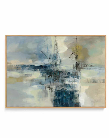 Sea Port | Framed Canvas Art Print from Olive et Oriel where you can shop wallpaper and artworks online