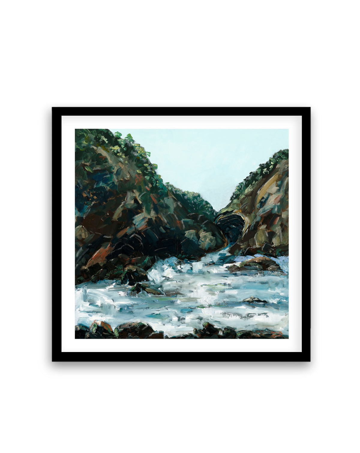 Sea Rocks Sea Cove by Meredith Howse | Art Print