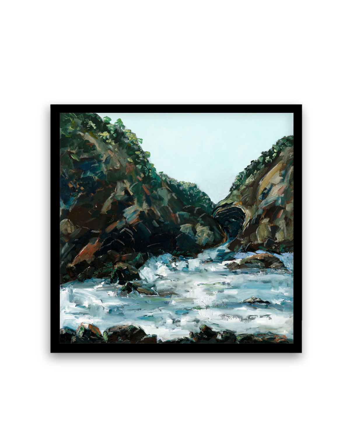 Sea Rocks Sea Cove by Meredith Howse | Art Print