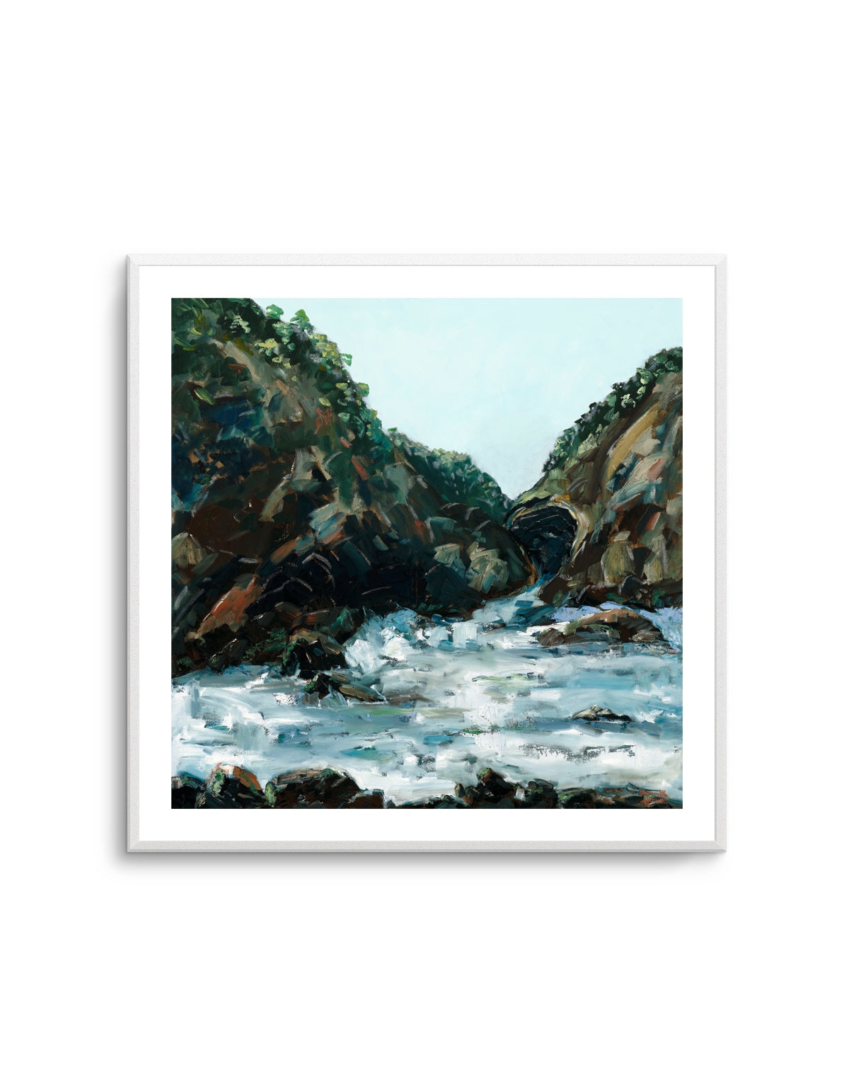 Sea Rocks Sea Cove by Meredith Howse | Art Print