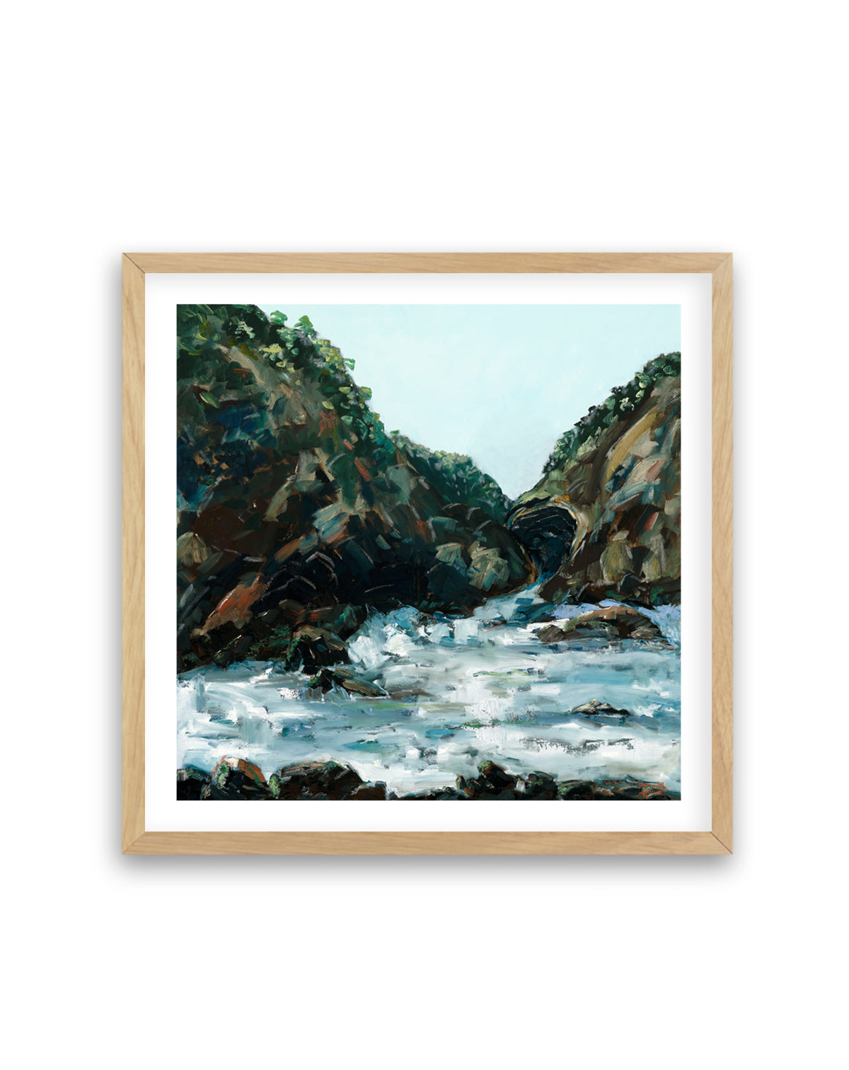 Sea Rocks Sea Cove by Meredith Howse | Art Print