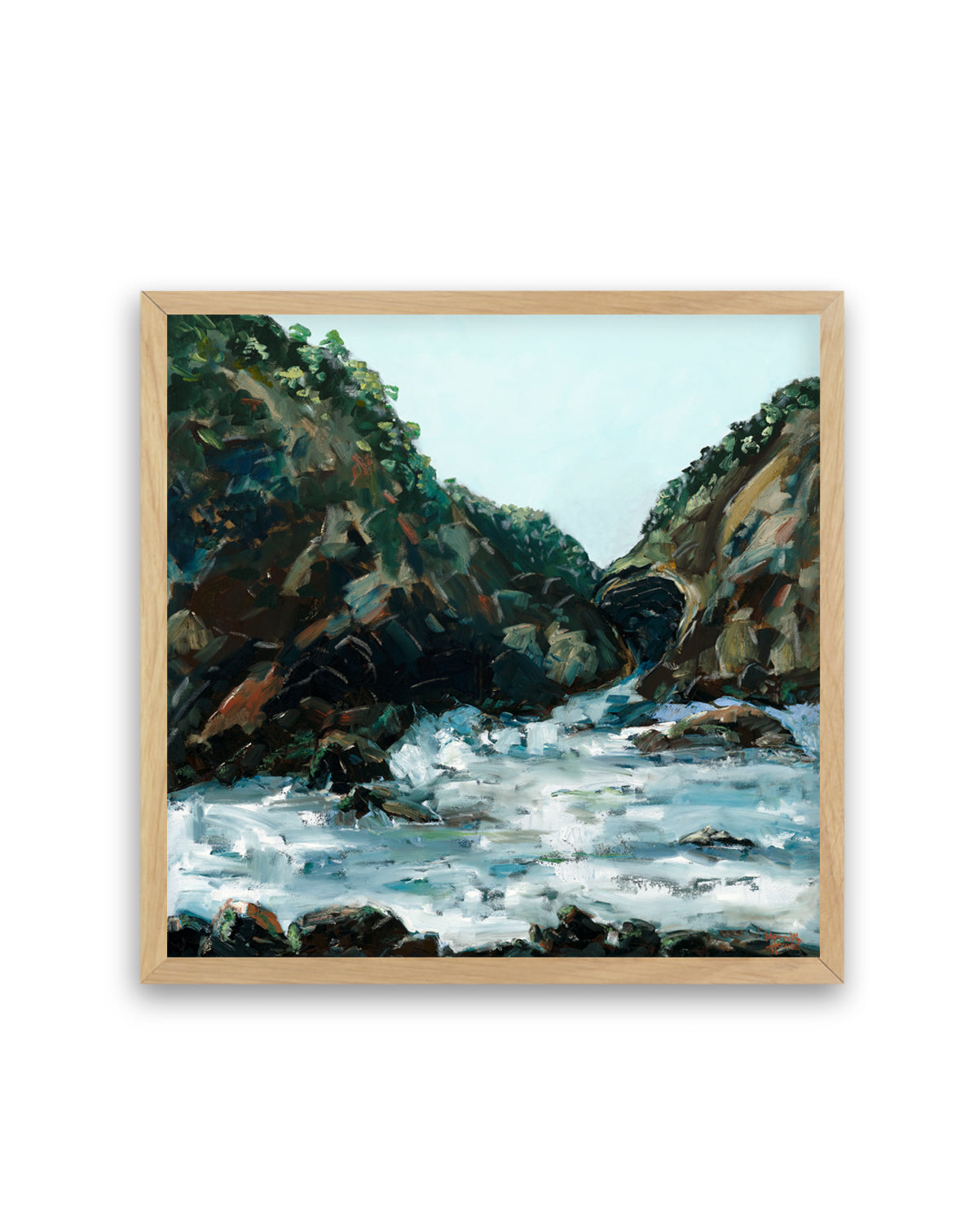 Sea Rocks Sea Cove by Meredith Howse | Art Print