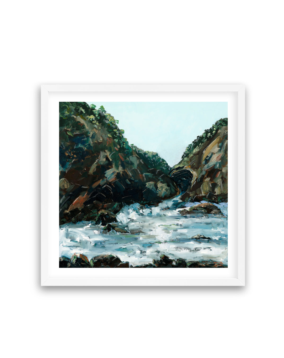 Sea Rocks Sea Cove by Meredith Howse | Art Print