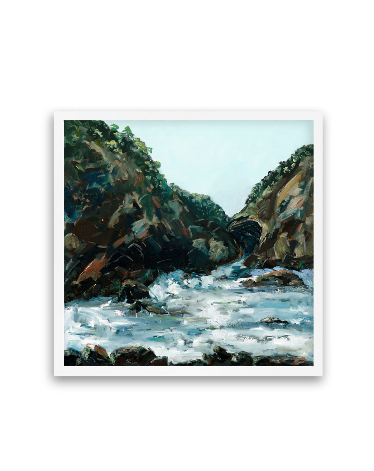 Sea Rocks Sea Cove by Meredith Howse | Art Print