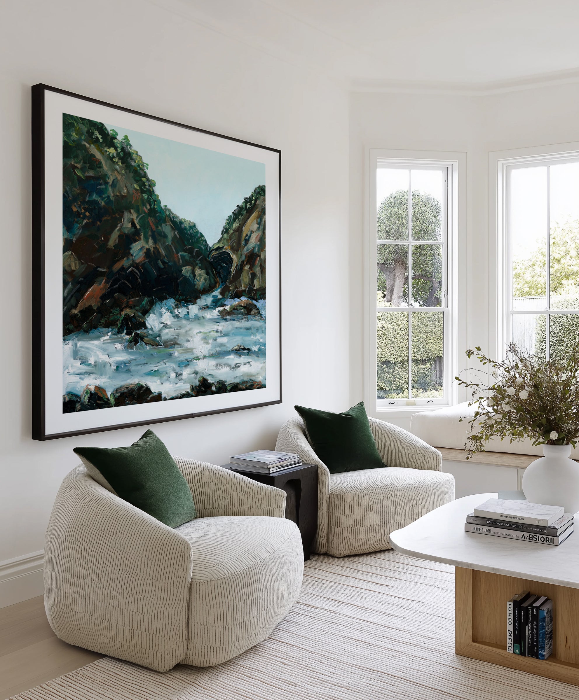 Sea Rocks Sea Cove by Meredith Howse | Art Print