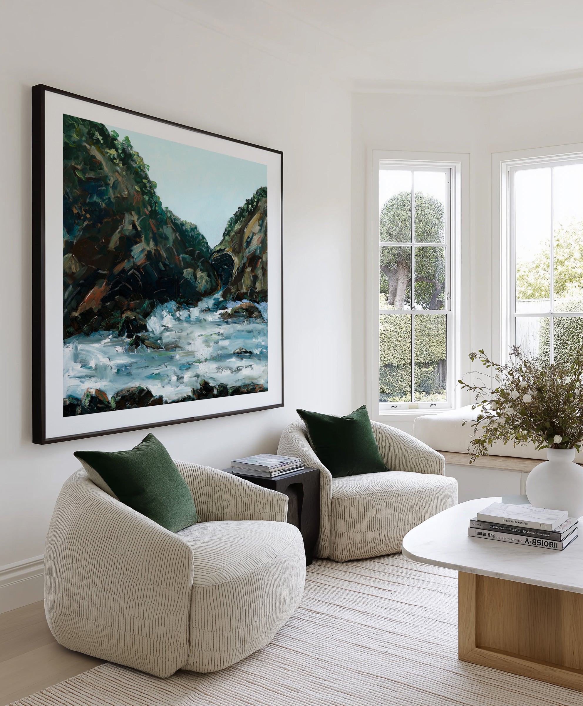 Sea Rocks Sea Cove by Meredith Howse | Art Print