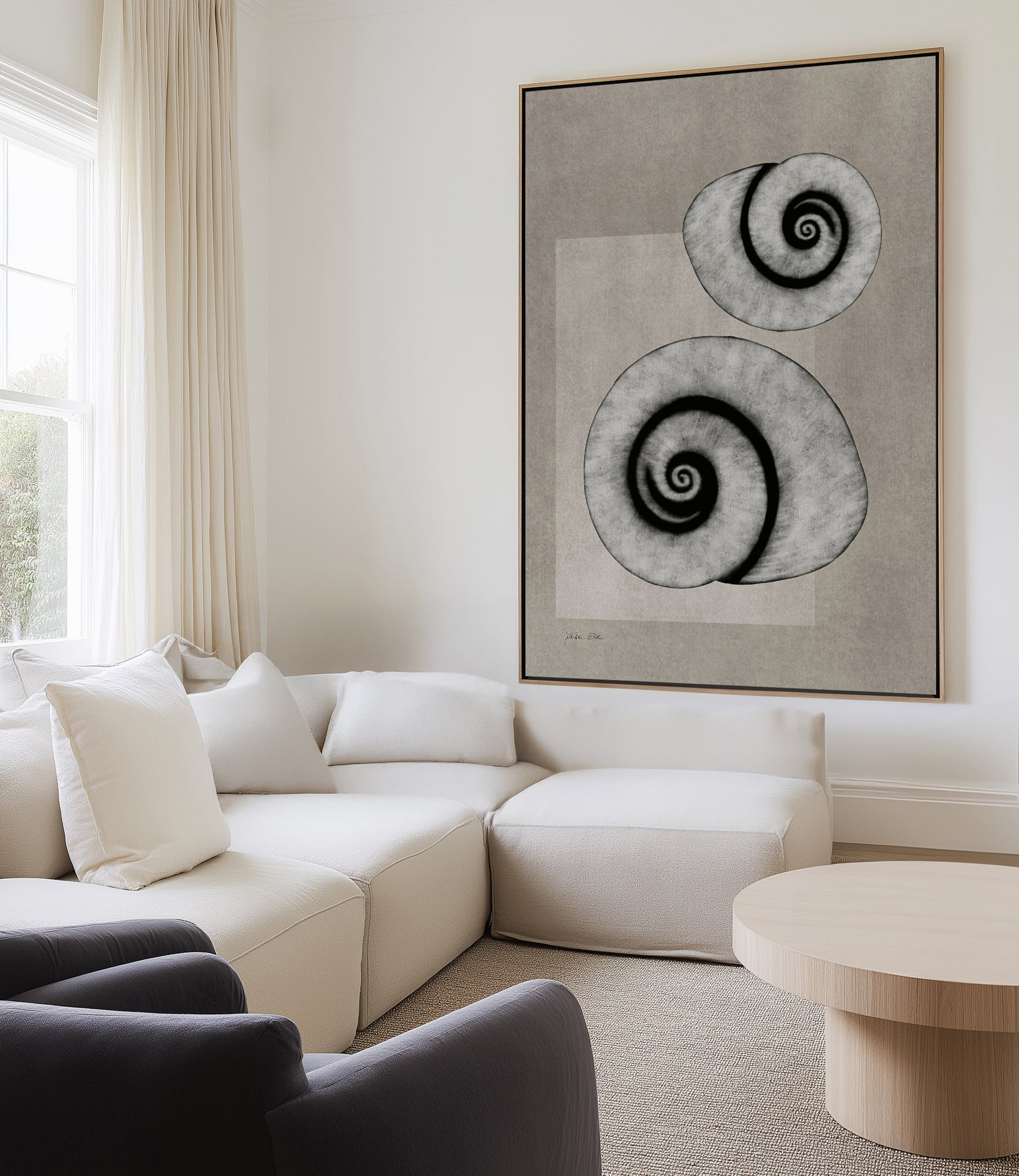Sea Shells 02 by Julita Elbe | Framed Canvas Art Print