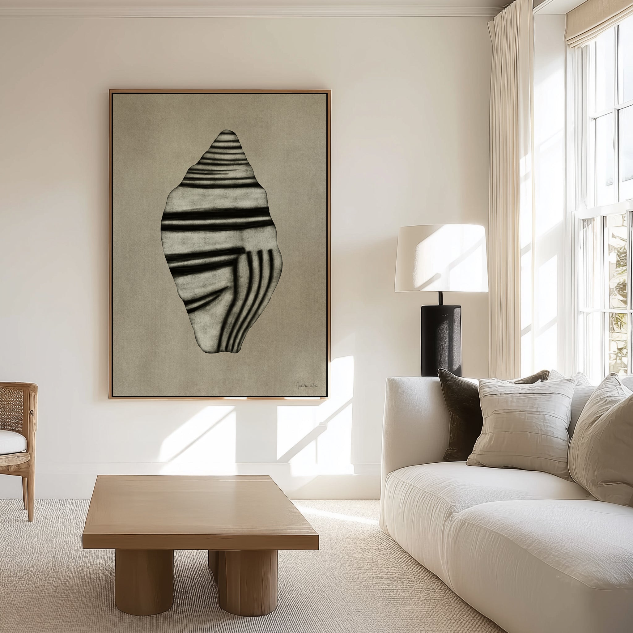 Sea Shells 03 by Julita Elbe | Framed Canvas Art Print